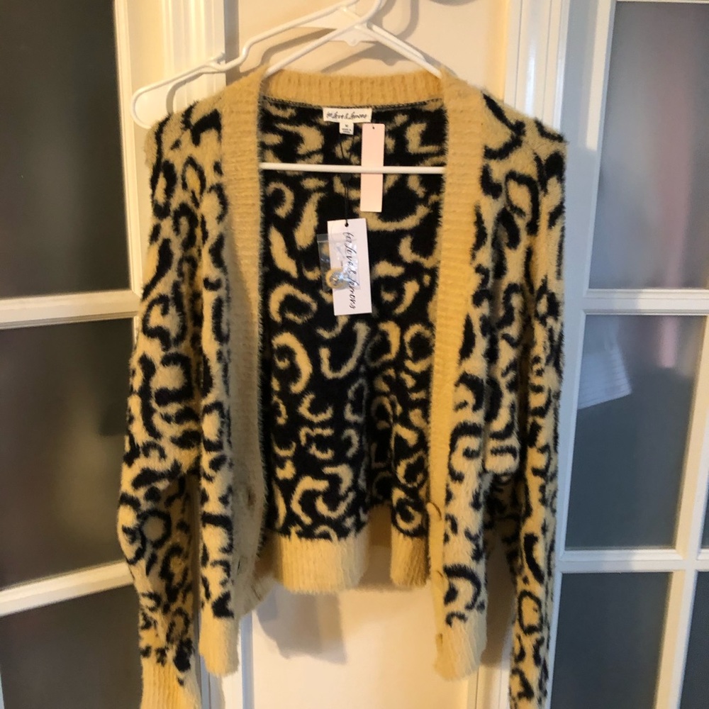 NWT For love and lemons cardigan sz M